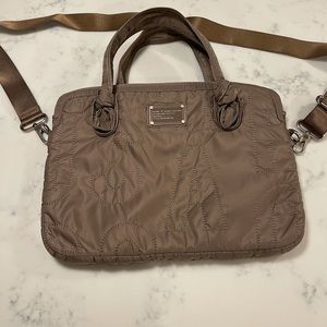 Marc Jacobs Taupe Laptop Bag